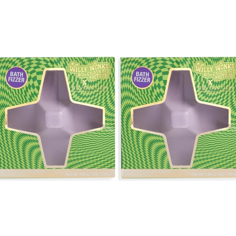 2 Pack Bath Fizzer Set-Willy Wonka x Revolution